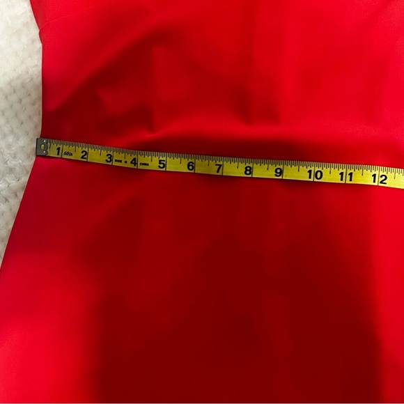 Calvin Klein Bell Sleeve Dress Pink Red Cocktail No Size Tag Fits Medium/Large - Picture 12 of 16